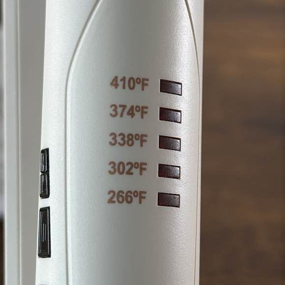 Conair White Hair Straightener - Double Ceramic Flat Iron - Picture 2 of 7